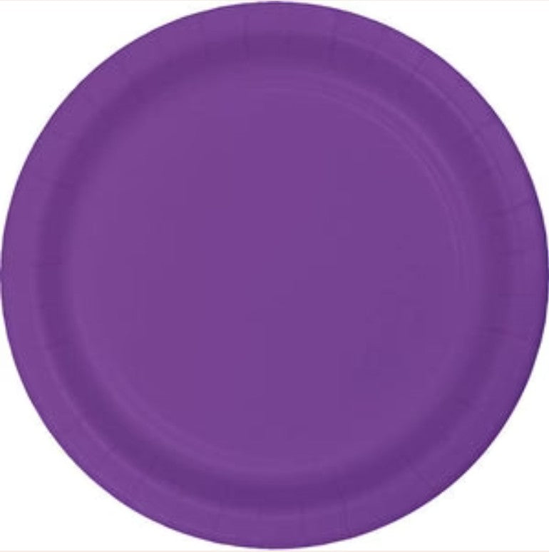 Purple Lunch Plates