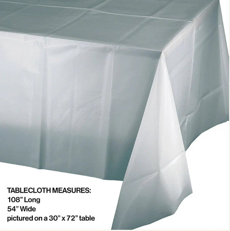Silver Rectangle Tablecover