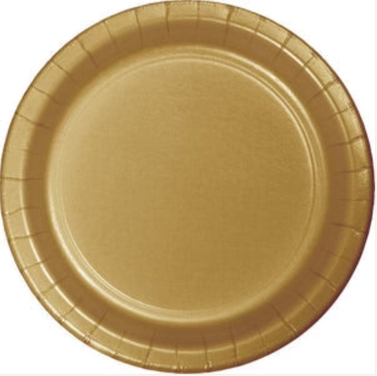 Gold Lunch Plates