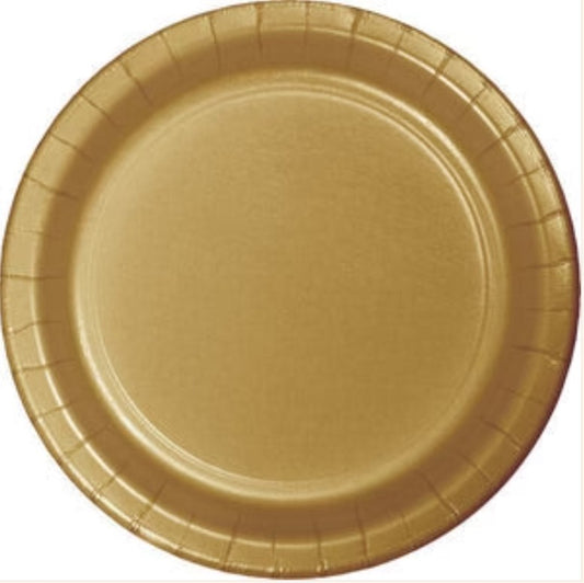 Gold Lunch Plates