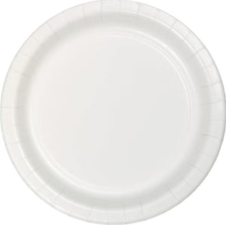 White Lunch Plates
