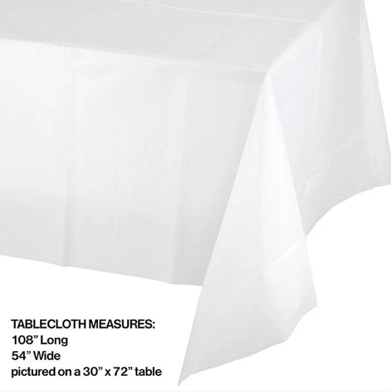White Rectangle Tablecover