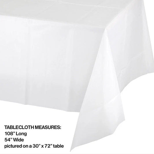 White Rectangle Tablecover